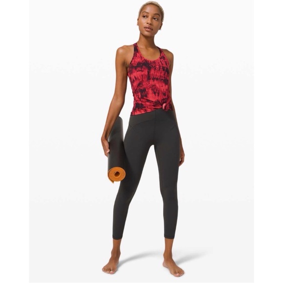 Lululemon Cool Racerback II Nulu *Game Day Game Day Red Black Multi 4 - Picture 2 of 7